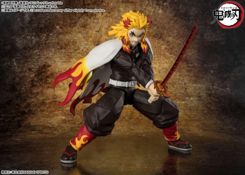 DEMON SLAYER - Kyojuro Rengoku - Figurine S.H. Figuarts 15cm – Image 4