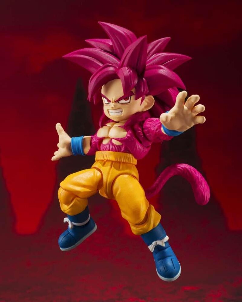 DRAGON BALL DAIMA - Son Goku Super Saiyan 4 - Fig. S.H. Figuarts 8cm – Image 3