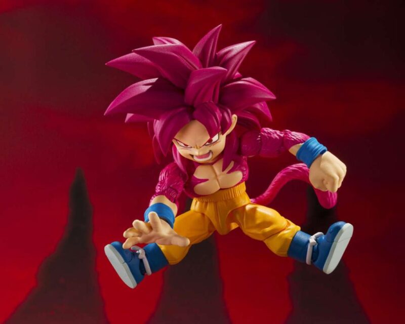 DRAGON BALL DAIMA - Son Goku Super Saiyan 4 - Fig. S.H. Figuarts 8cm – Image 4