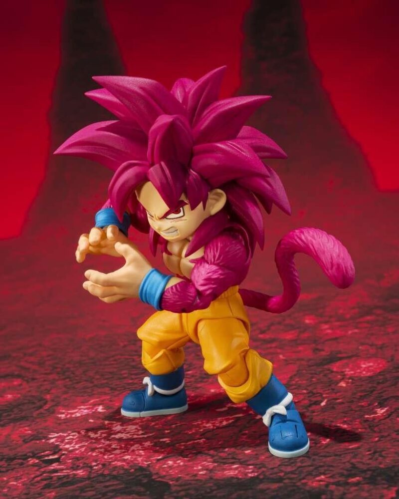 DRAGON BALL DAIMA - Son Goku Super Saiyan 4 - Fig. S.H. Figuarts 8cm – Image 5