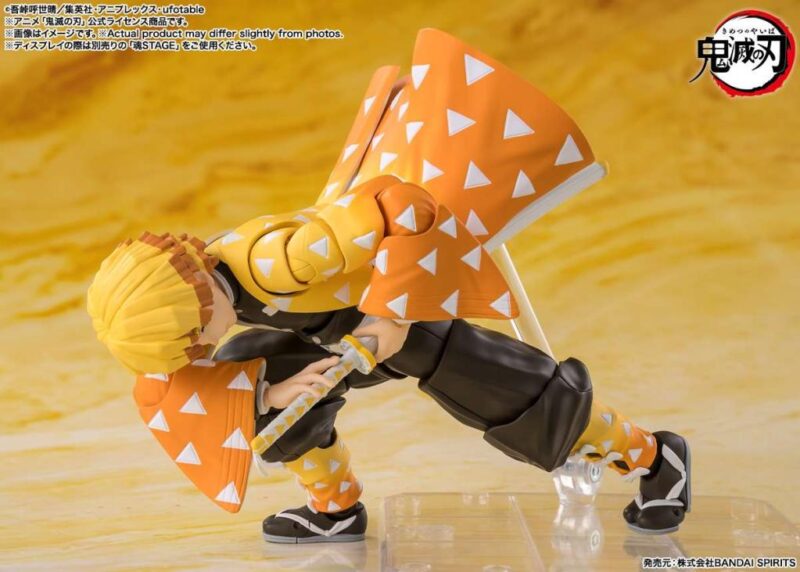 DEMON SLAYER - Zenitsu Agatsuma - Figurine S.H. Figuarts 14cm – Image 2