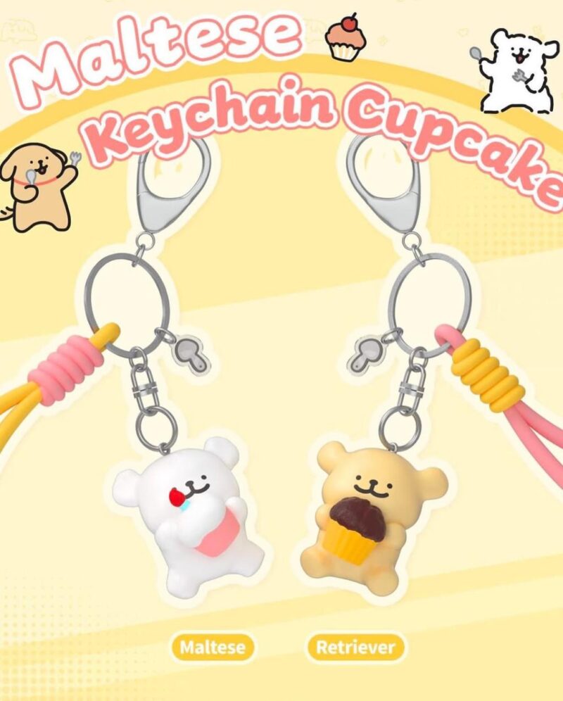 MALTESE - Keychain Cupcake Retriever - Display 10 pcs – Image 2