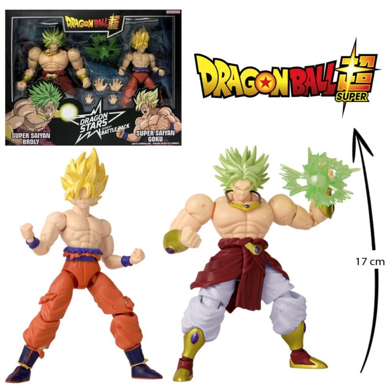 DRAGON BALL - SS Goku VS SS Broly - Battle Pack Dragon Stars 17cm – Image 2