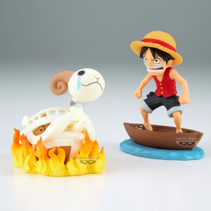 ONE PIECE - Luffy & Going Merry - WCF Log Stories Figurine 8cm – Image 3