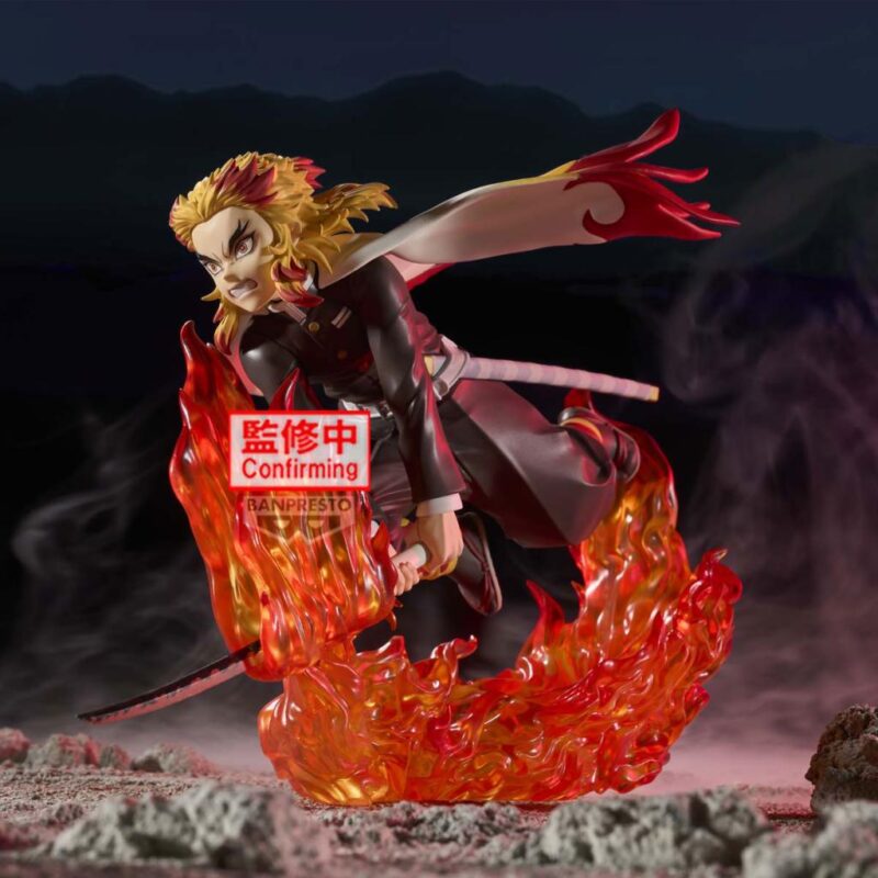 DEMON SLAYER - Kyojuro Rengoku - Figurine Vibration Stars Plus 14cm – Image 4