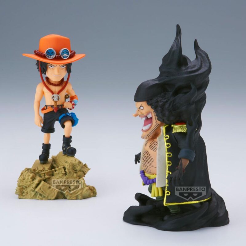 ONE PIECE - Ace VS Marshall D. Teach - Figurine WCF Log Stories 8cm – Image 2
