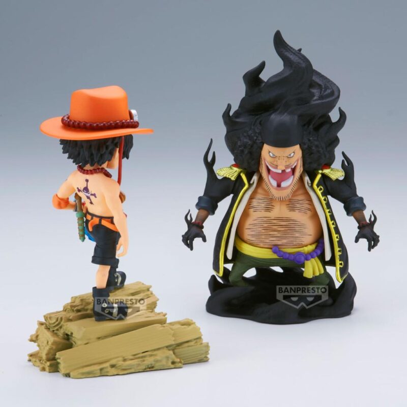 ONE PIECE - Ace VS Marshall D. Teach - Figurine WCF Log Stories 8cm – Image 3