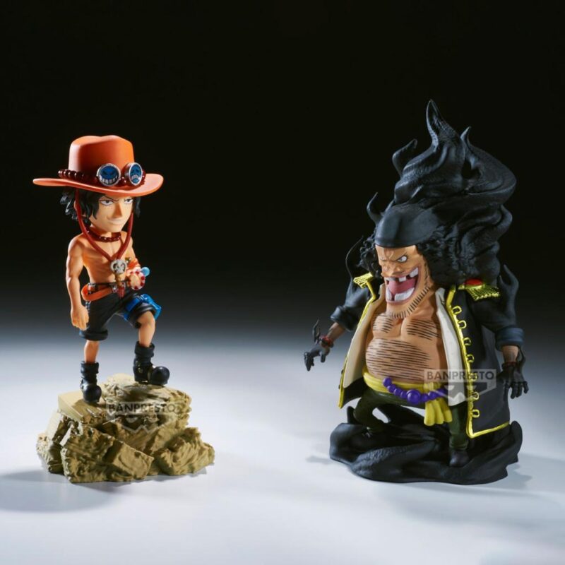 ONE PIECE - Ace VS Marshall D. Teach - Figurine WCF Log Stories 8cm – Image 5