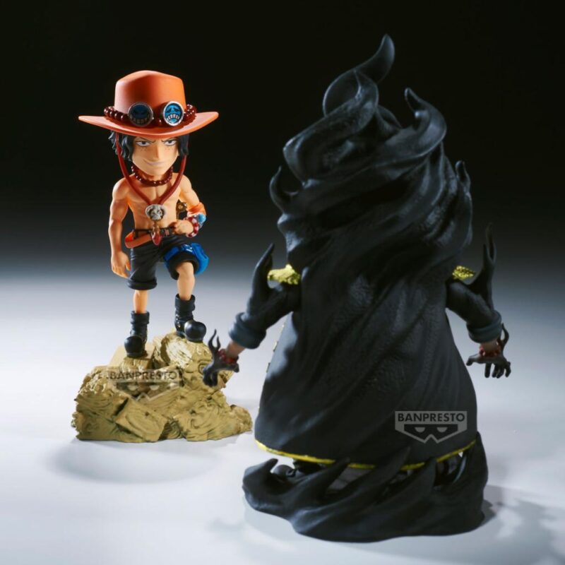 ONE PIECE - Ace VS Marshall D. Teach - Figurine WCF Log Stories 8cm – Image 6