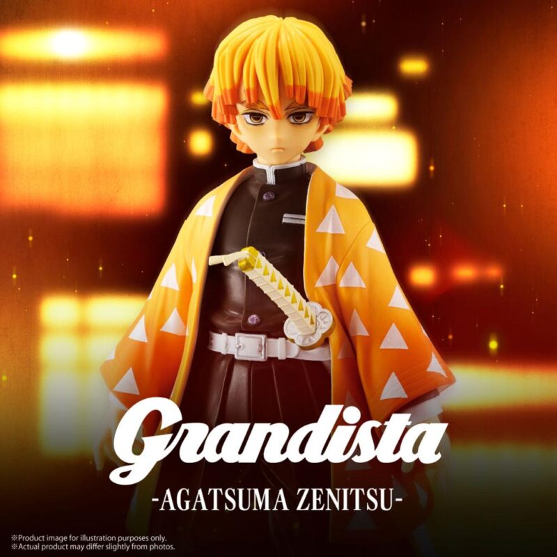 DEMON SLAYER - Zenitsu Agatsuma - Figurine Grandista 24cm – Image 6