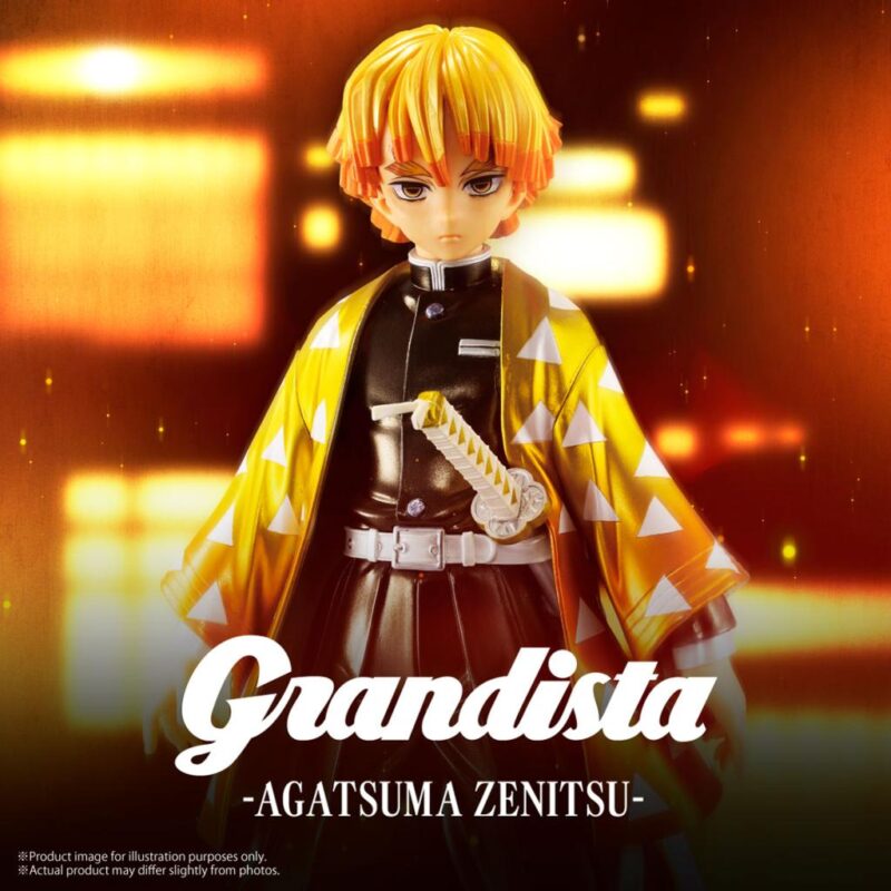 DEMON SLAYER - Zenitsu Agatsuma (Metal) - Figurine Grandista 24cm – Image 6