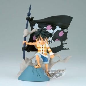 ONE PIECE - Monkey D. Luffy - Figurine WCF-Log Stories 8cm – Image 2