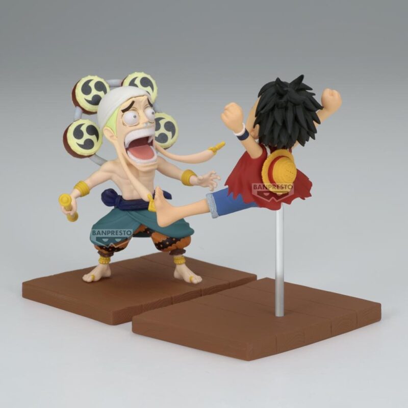 ONE PIECE - Luffy & Enel - Figurine WCF-Log Stories 7cm – Image 2
