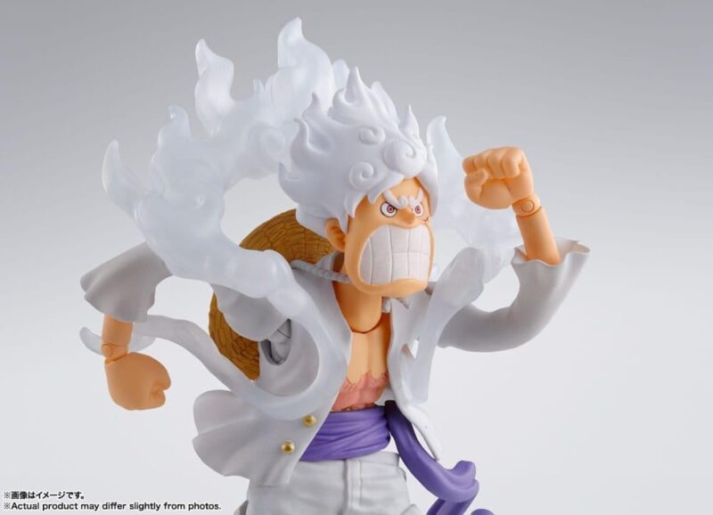 ONE PIECE - Monkey D. Luffy Gear 5 - Figurine S.H. Figuarts 15cm – Image 5