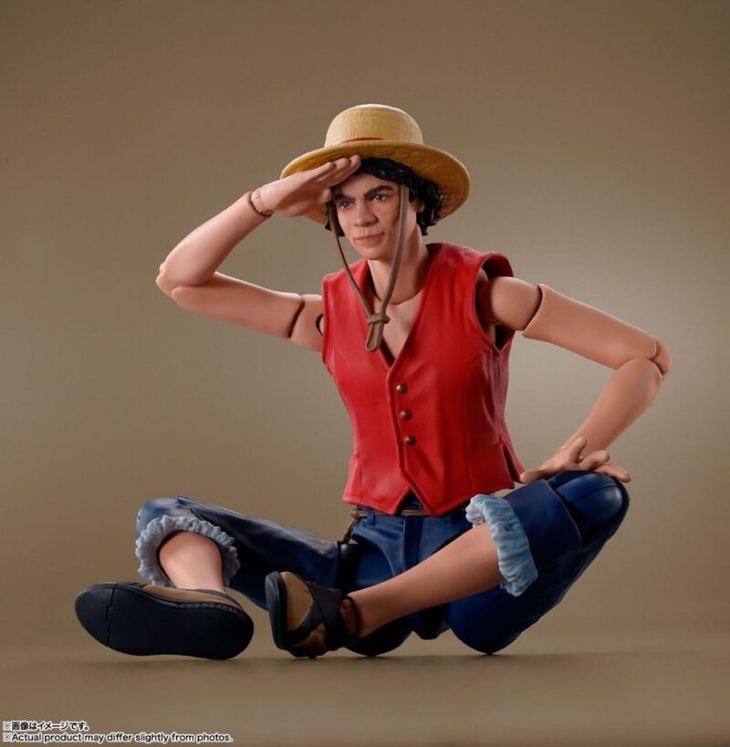 ONE PIECE NETFLIX - Monkey D.Luffy - Figurine S.H. Figuarts 14cm – Image 3