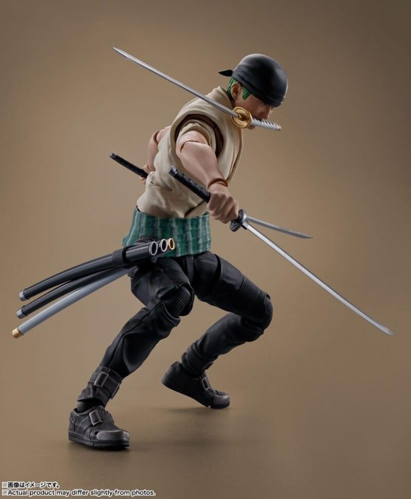 ONE PIECE NETFLIX - Roronoa Zoro - Figurine S.H. Figuarts 14cm – Image 5