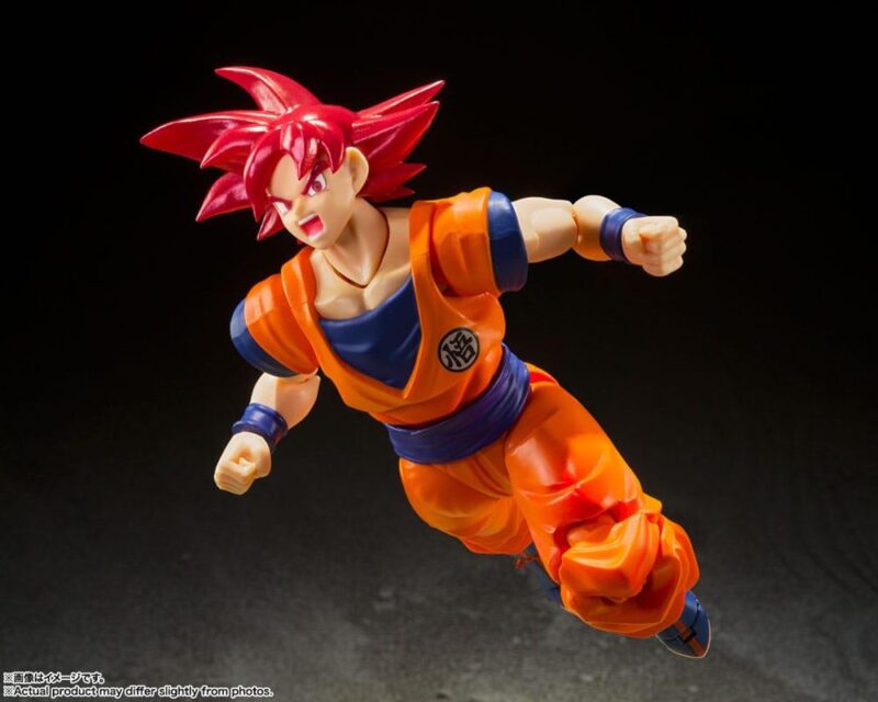 DRAGON BALL SUPER - SSG Goku God of Virtue - Fig. S.H. Figuarts 14cm – Image 5