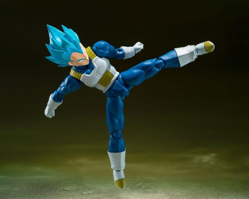 DRAGON BALL SUPER - SSGSS Vegeta - Figurine S.H. Figuarts 14cm – Image 5