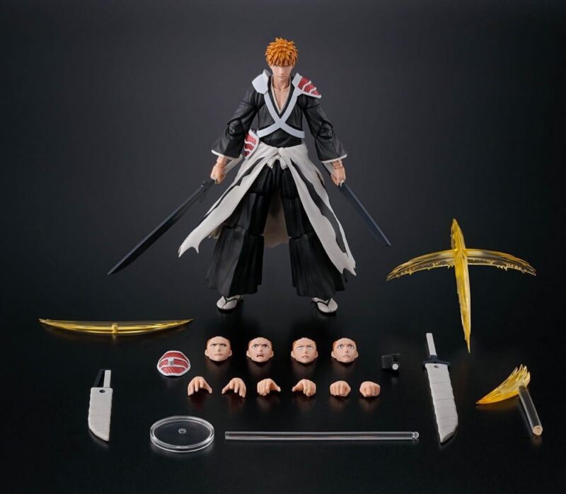 BLEACH - Ichigo "Dual Zangetsu" - Figurine S.H. Figuarts 16cm – Image 6