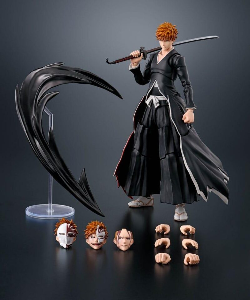 BLEACH - Ichigo Kurosaki "Getsugatensho" - Figurine S.H. Figuarts 16cm – Image 6