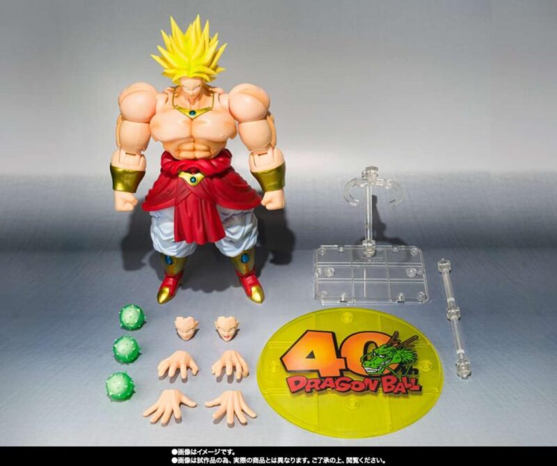 DRAGON BALL - Broly "40ème Anniversaire" - Figurine S.H. Figuarts 19cm – Image 5