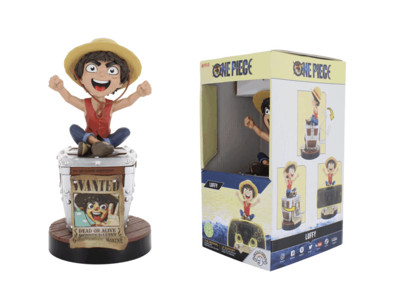 ONE PIECE NETFLIX - Luffy Wanted - Support Manette & Portable - 20cm – Image 2
