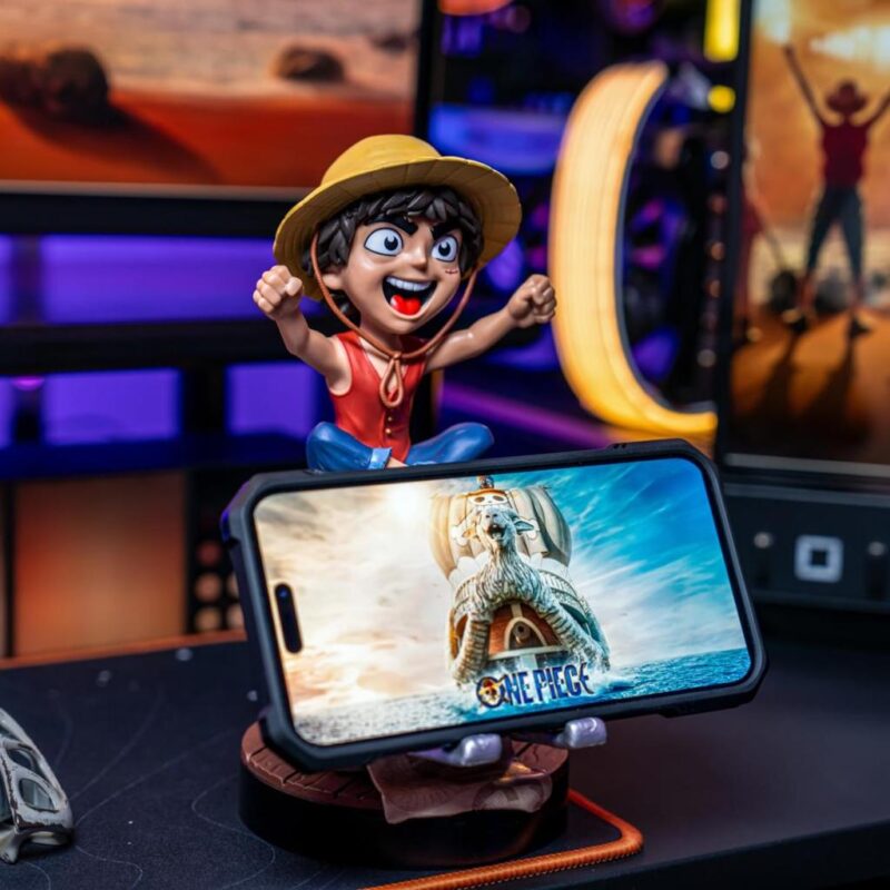 ONE PIECE NETFLIX - Luffy Wanted - Support Manette & Portable - 20cm – Image 5