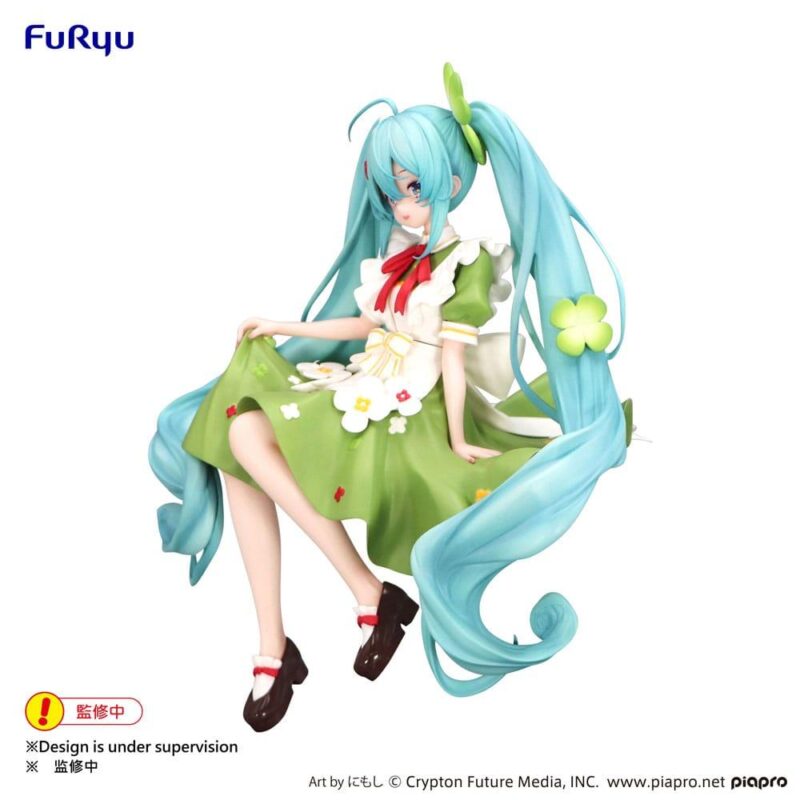 HATSUNE MIKU - Flower Fairy Clover - Statuette Noodle Stopper 15cm – Image 2