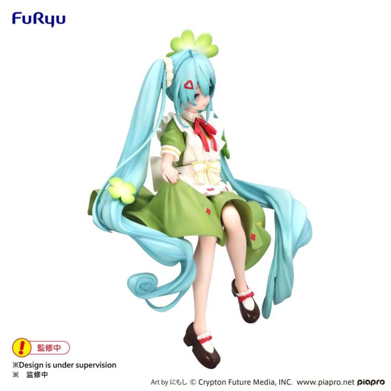 HATSUNE MIKU - Flower Fairy Clover - Statuette Noodle Stopper 15cm – Image 3