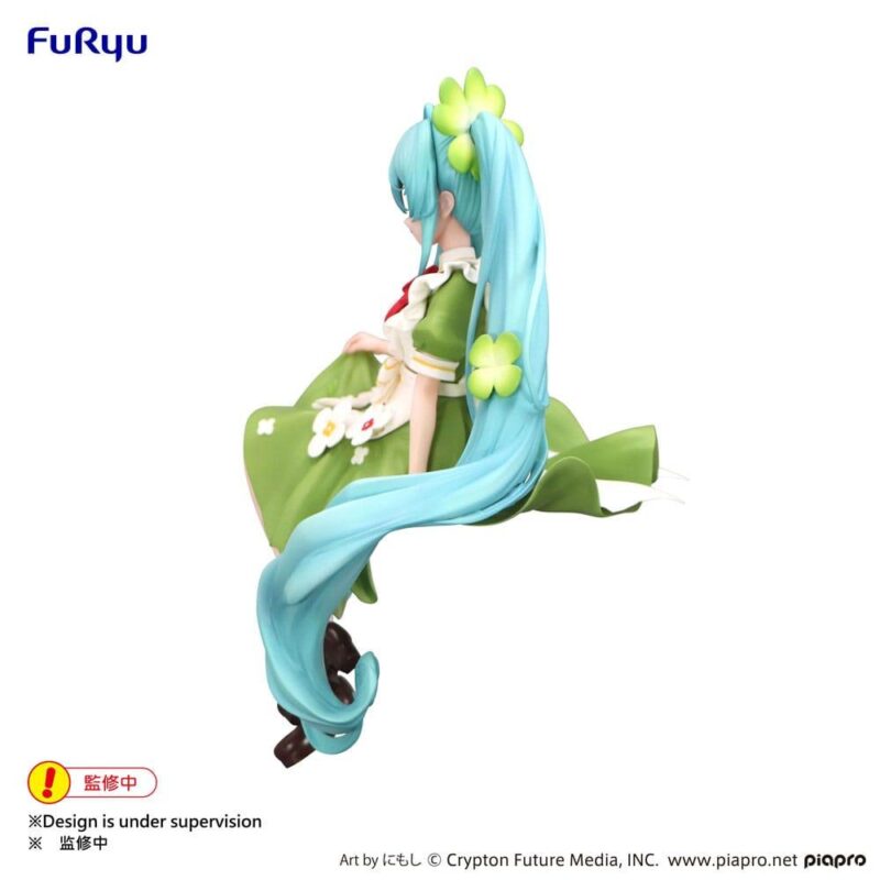 HATSUNE MIKU - Flower Fairy Clover - Statuette Noodle Stopper 15cm – Image 4