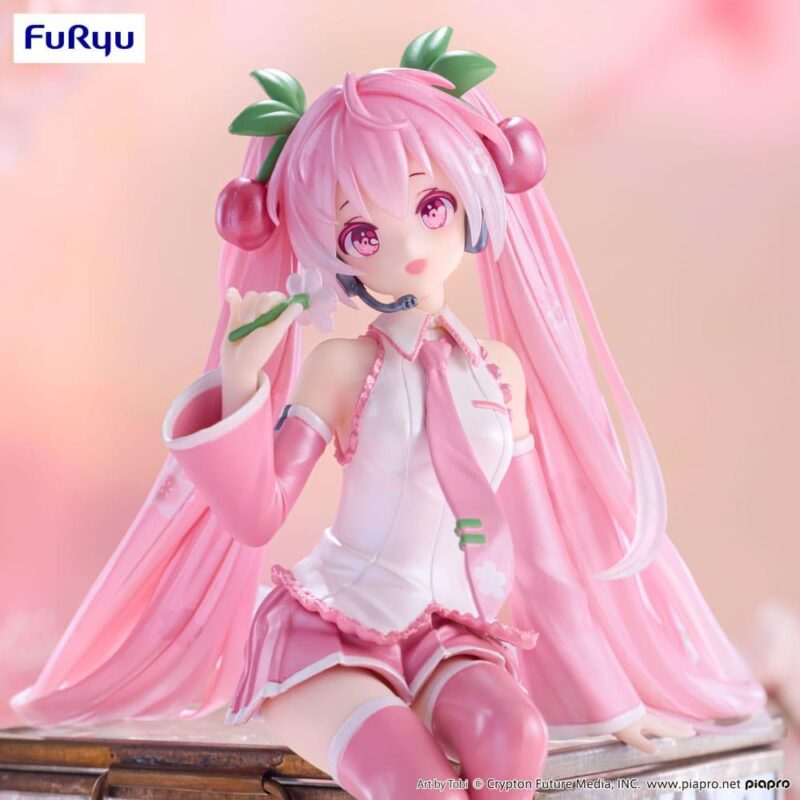 HATSUNE MIKU - Miku 2024 Pearl Color - Statuette Noodle Stopper 15cm – Image 2
