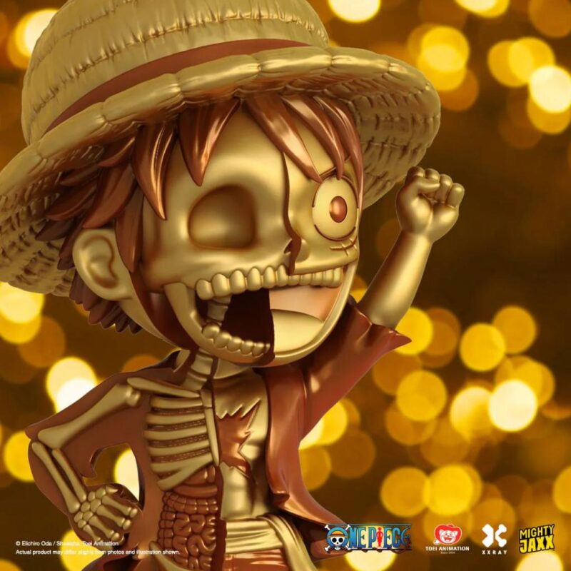 ONE PIECE - Luffy "Treasure Gold Edition" - Figurine XXRAY Plus 20cm – Image 3