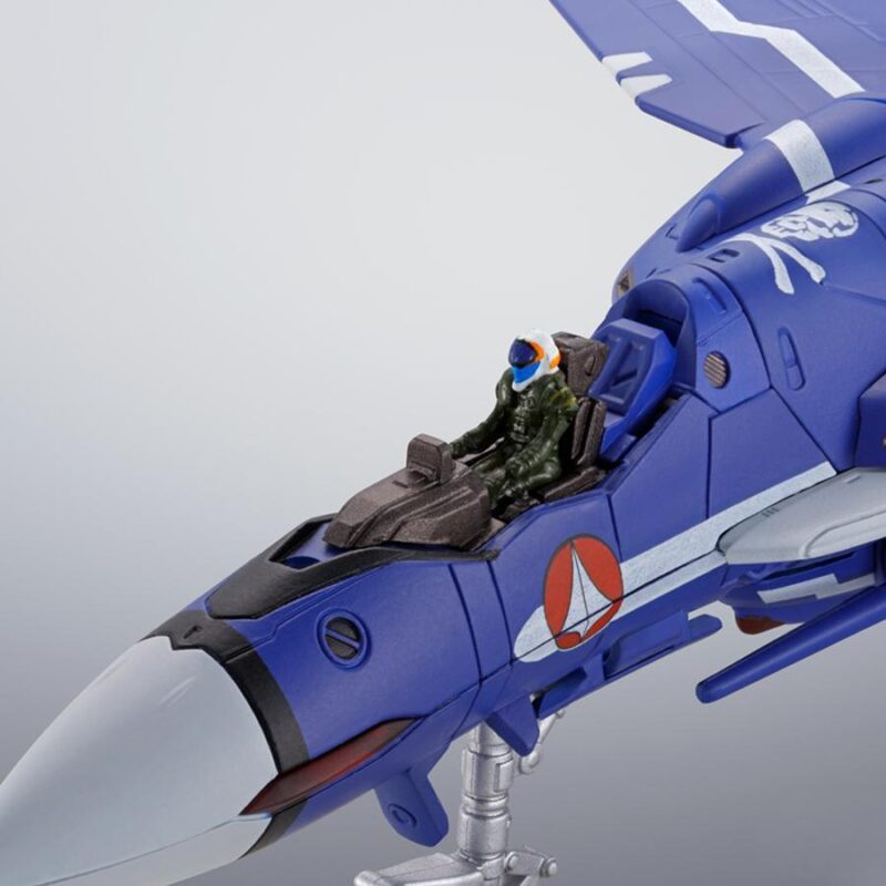 MACROSS - VF-0S Phoenix (Genius Blue Vers.) - Figurine Hi-Metal R 14cm – Image 4