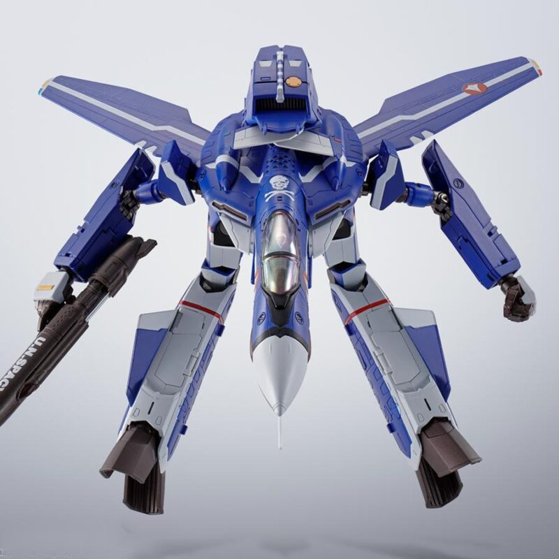 MACROSS - VF-0S Phoenix (Genius Blue Vers.) - Figurine Hi-Metal R 14cm – Image 6
