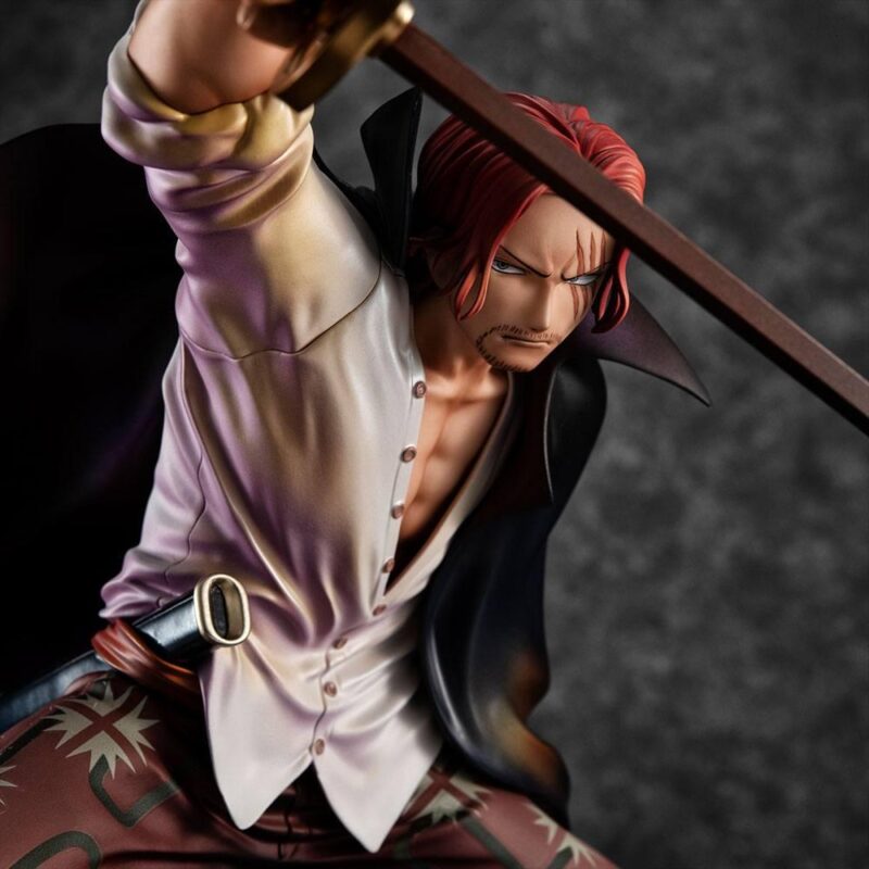 ONE PIECE - Red-Haired Shanks -Statuette Playback Memories P.O.P. 21cm – Image 3