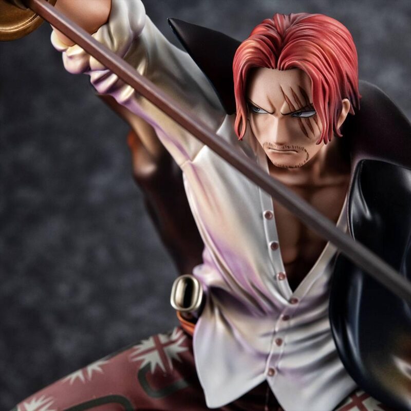 ONE PIECE - Red-Haired Shanks -Statuette Playback Memories P.O.P. 21cm – Image 5