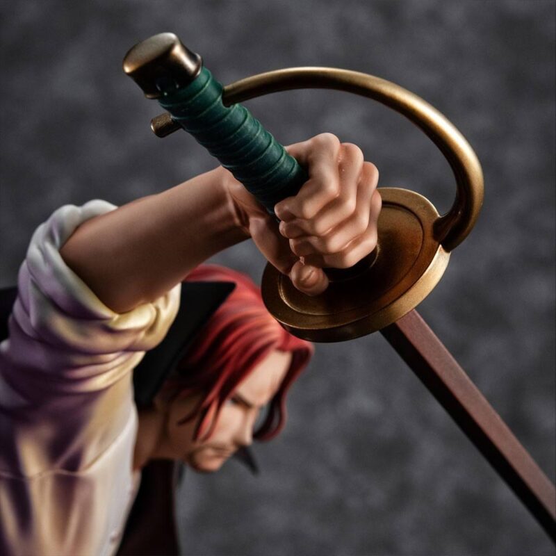 ONE PIECE - Red-Haired Shanks -Statuette Playback Memories P.O.P. 21cm – Image 6