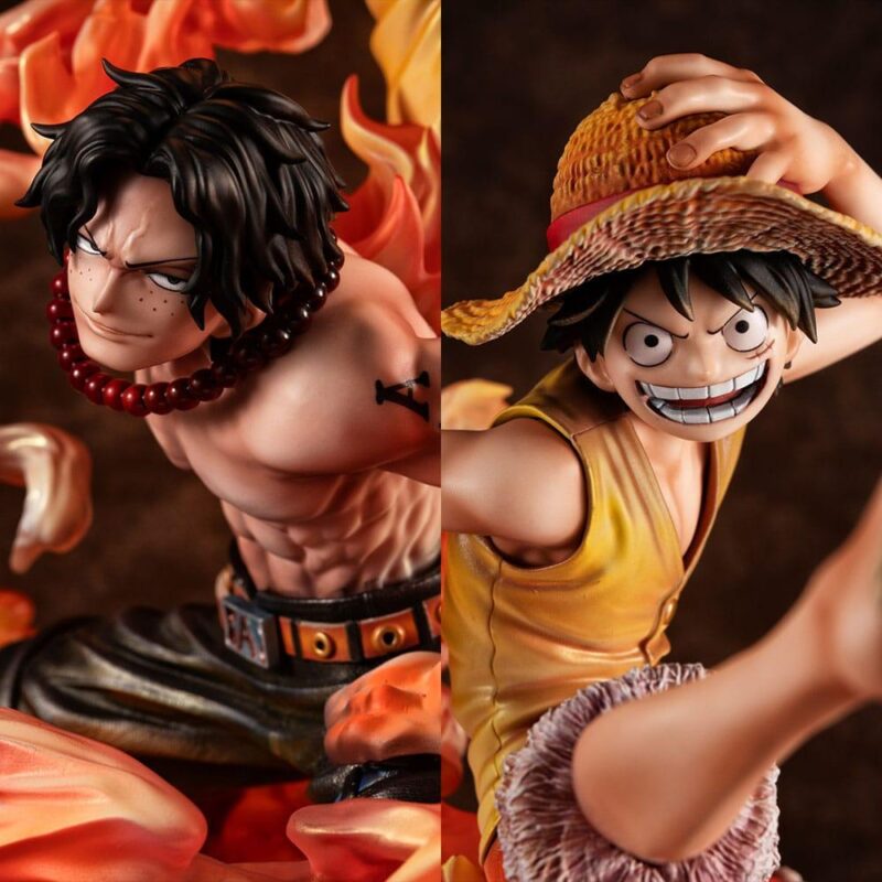 ONE PIECE - Luffy & Ace "Bond between brothers" -Statuette P.O.P. 25cm – Image 2