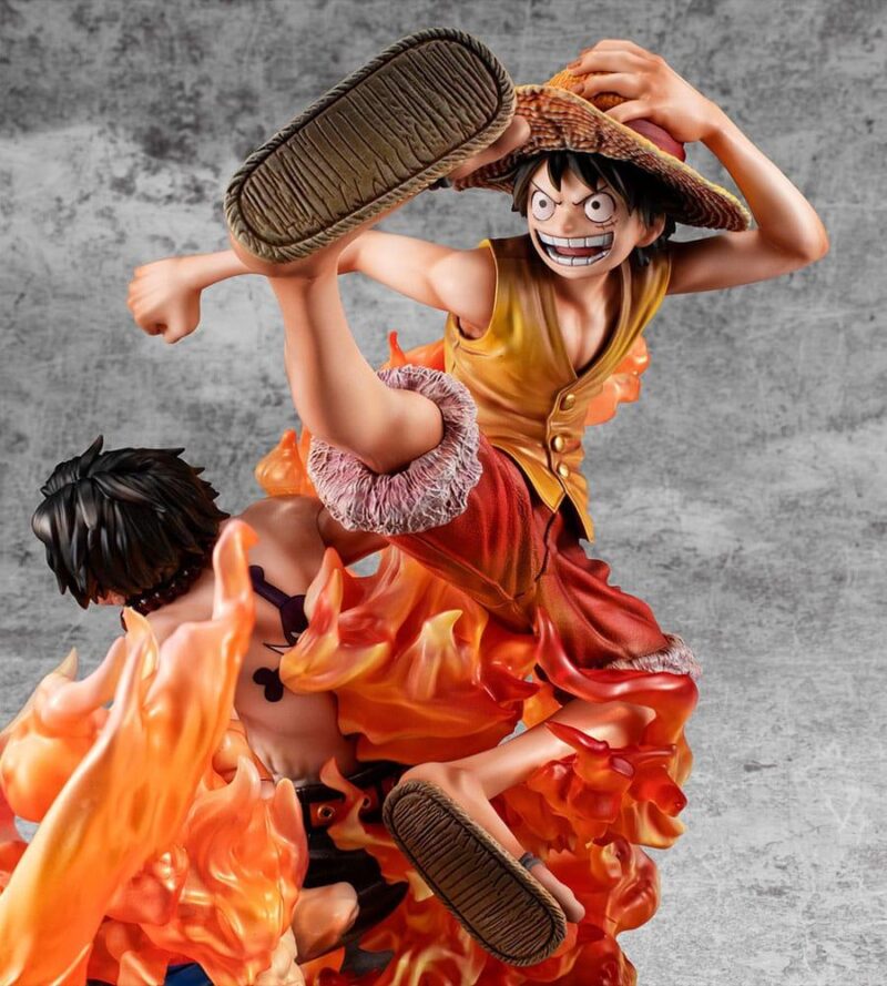ONE PIECE - Luffy & Ace "Bond between brothers" -Statuette P.O.P. 25cm – Image 3