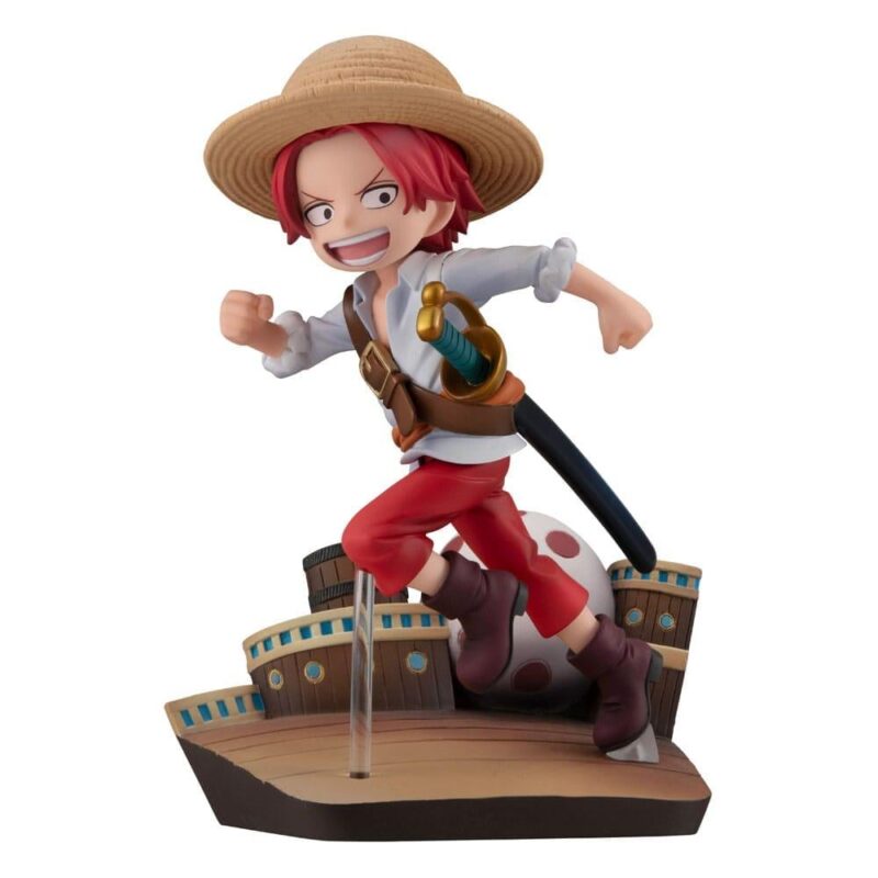 ONE PIECE - Shanks "Run Run Run" - Statuette G.E.M. 13cm – Image 2