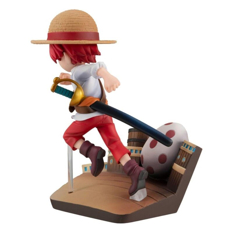 ONE PIECE - Shanks "Run Run Run" - Statuette G.E.M. 13cm – Image 4