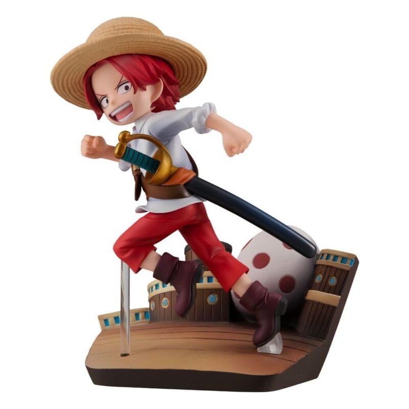 ONE PIECE - Shanks "Run Run Run" - Statuette G.E.M. 13cm – Image 5