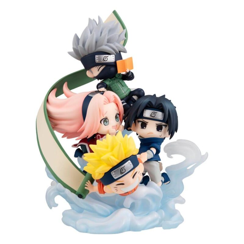 NARUTO SHIPPUDEN - Gather here, Team 7 - Statuette FigUnity 13cm – Image 6