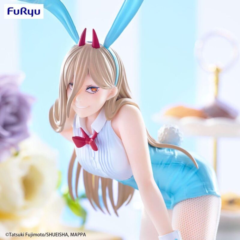 CHAINSAW MAN - BiCute Bunnies Power Light Blue - Statuette 25cm – Image 2