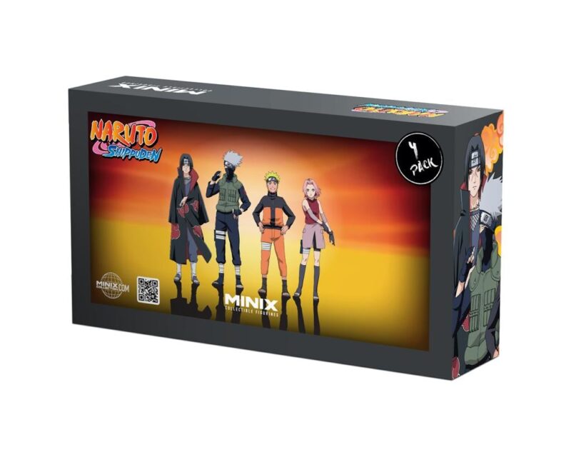 NARUTO SHIPPUDEN - Naruto, Kakashi, Itachi, .. - Pack 4 Fig. Minix 7cm – Image 4