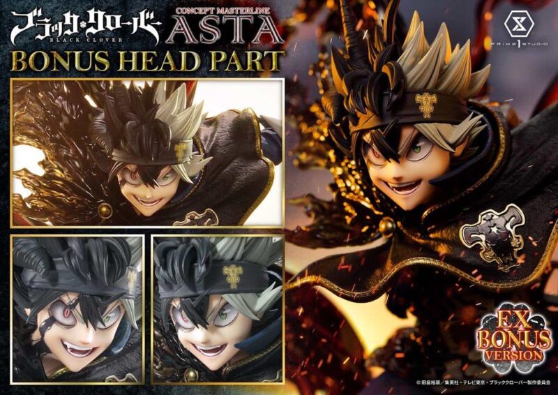 BLACK CLOVER - Asta "Exclusive Bonus" - Statue Masterline Series 50cm – Image 5
