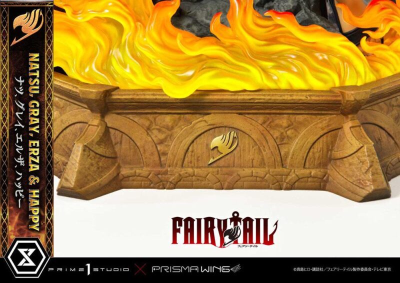 FAIRY TAIL -Natsu, Gray, Erza, Happy -Statue Del. Bonus Vers. 1/7 57cm – Image 4