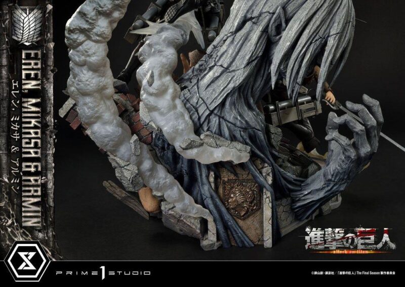 L'ATTAQUE DES TITANS - Eren, Mikasa & Armin - Statuette Ultimate 72cm – Image 6