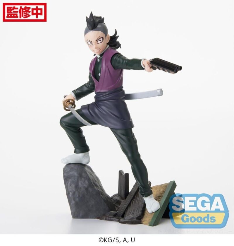 DEMON SLAYER - Genya Shinazugawa - Statuette Xross Link Anime 15cm