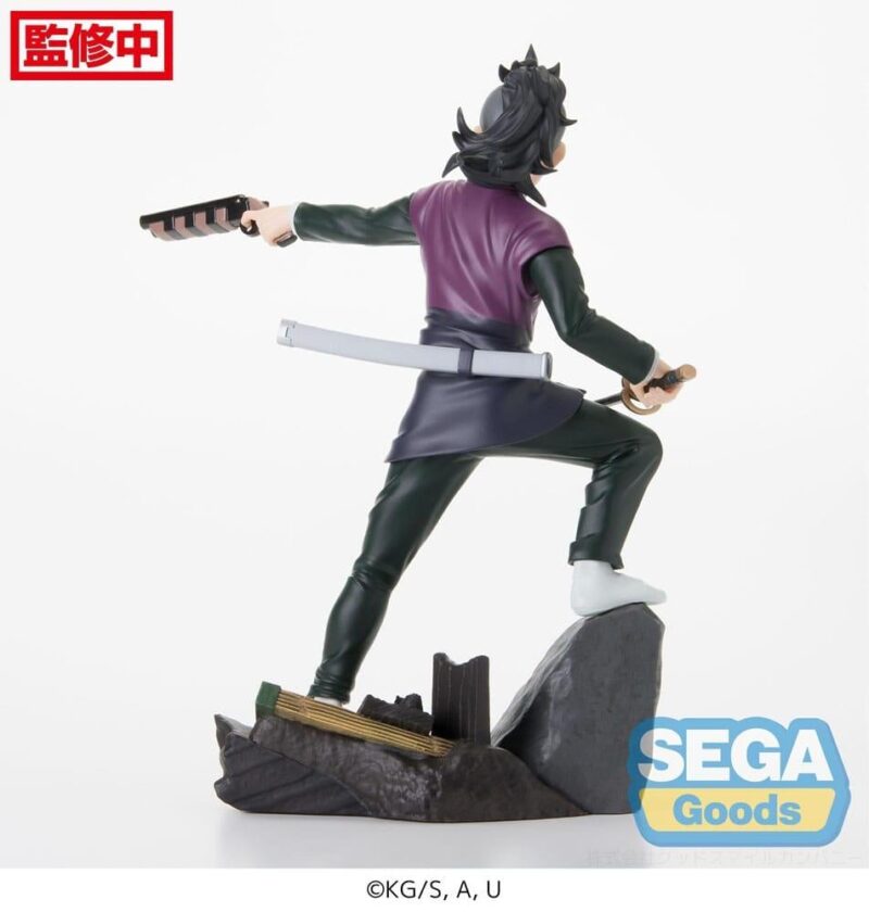 DEMON SLAYER - Genya Shinazugawa - Statuette Xross Link Anime 15cm – Image 3